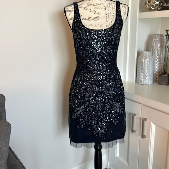 Beaded Cocktail Dress - Picture 1 of 6